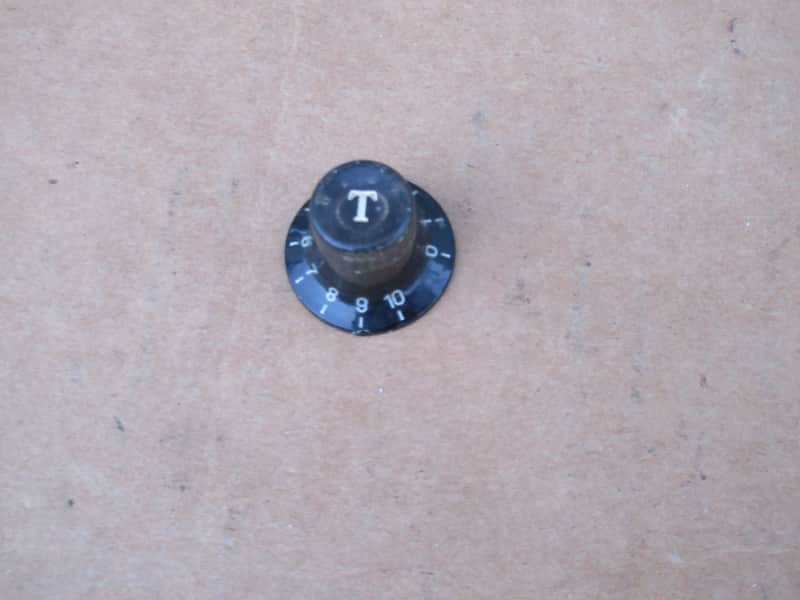 Vintage 1960s Kingston Teisco Guitar Tone Knob Fits Kent Kawai Polaris Aria image 1