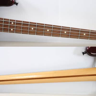Fender Standard Jazz Bass with Rosewood Fretboard 1998 - 2008 - Midnight Wine image 6