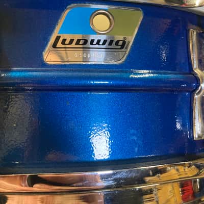 Ludwig - 5x14" Acrolite Snare Drum 1976–1978 - Blue image 2