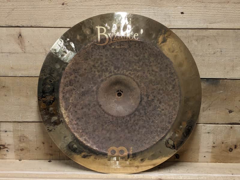 Meinl 18" Byzance Extra Dry Dual China Cymbal 2007 - Present - Unlathed Bow/Lathed Edge image 1
