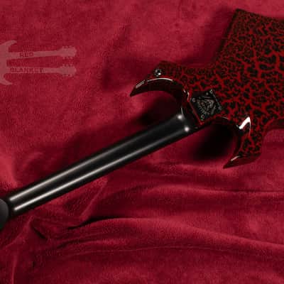 B.C. Rich Stranger Things Limited Edition Eddie's NJ Warlock USA Custom Shop Red Crackle #1 of 100 image 14