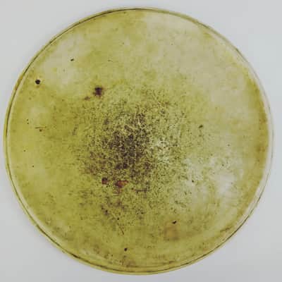 Gretsch/Rogers? 16" Floor Tom Drum Head Calf Skin Batter Vintage 40s-50s USA image 1