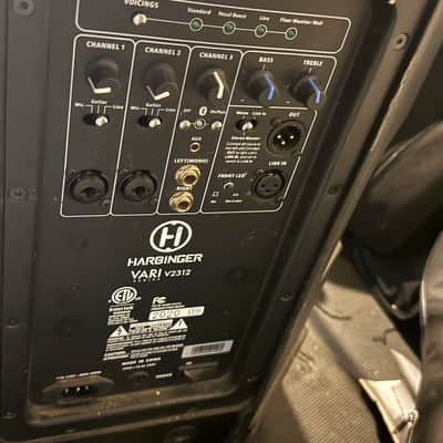 Harbinger VARI V2312 2000-Watt Active PA Speaker with Bluetooth 2019 - Present - Black image 5