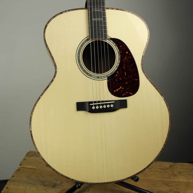 Martin Custom Shop J-45 Grand Jumbo Macassar Ebony Back Adirondack Top image 1