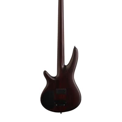 Ibanez SRF700 Portamento Fretless Bass Guitar Brown Burst image 5