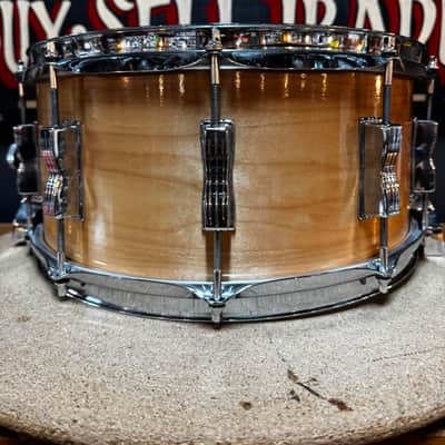 Ludwig Classic Maple 14x6.5" Rock Concert Snare Drum - Natural Lacquer image 5