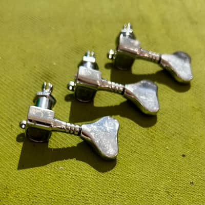 Set of 3 Vintage Schaller M4 S style Bass Tuners image 2