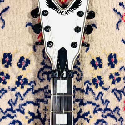 2008 Dean SplitTail Floyd Zakk Wylde w/ OHSC - Limited Edition - Classic White w/ Pinstripe image 6