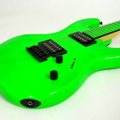 Dean Custom Zone 2 HB Florescent Green image 4