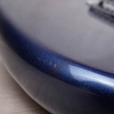 Fender Mustang 1977 Metallic Navy Blue Refinish USA Vintage w/ Hard Case image 5