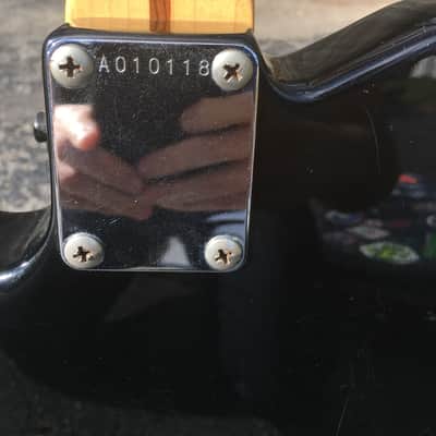 Squier Bullet 1 Japan Telecaster 1980s Black image 5