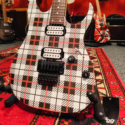 Ibanez RG560 Blues Saraceno 1992 White Plaid Included Hard Case image 2