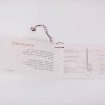 1979 Vintage Fender Stratocaster Owner's MANUAL Original 1970's Strat Case Candy image 7