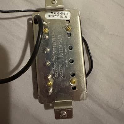 Seymour Duncan pickup SH 6 n NECK + 3 way switch + pots 2023 - Black image 2