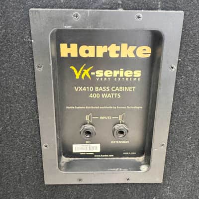 Hartke VX410 400-Watt 4x10" Bass Speaker Cabinet 2010s - Black image 6