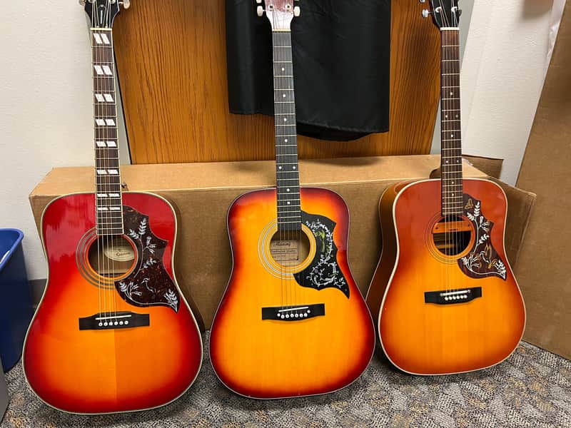 Vintage Harmony 01010 early 1980s - Hummingbird (copy) Guitar | Reverb