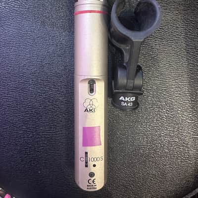 Vintage AKG C 1000 S Condenser Microphone + Mic Clip image 1