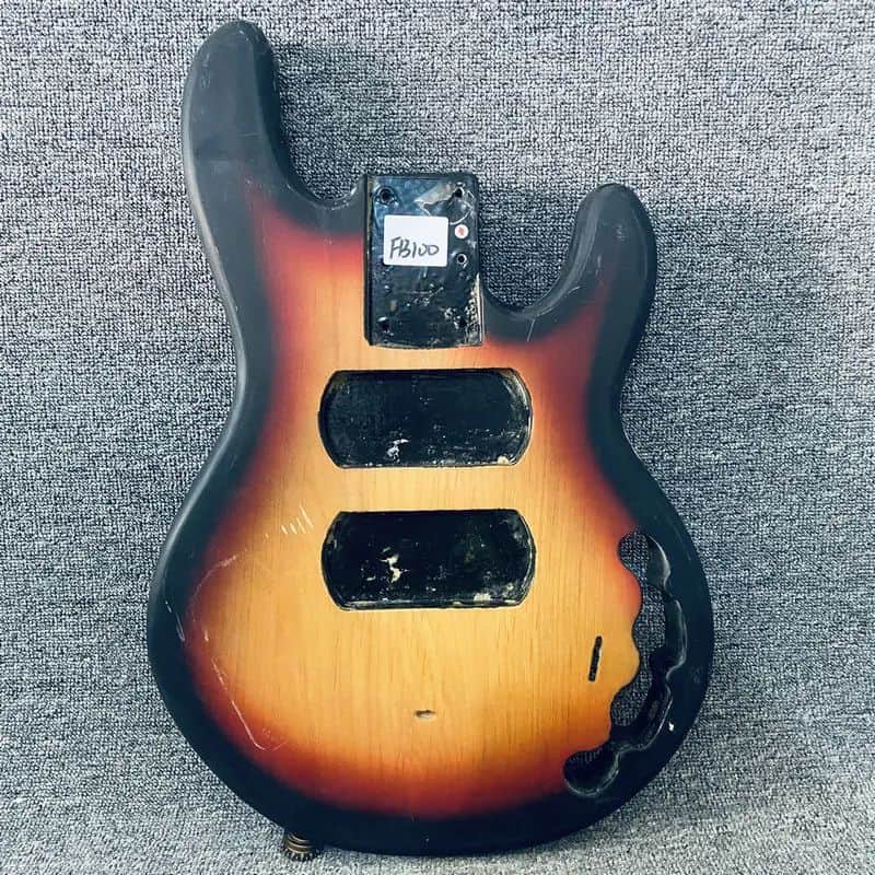 Sunburst MM StingRay Style 4/5 String Bass Body image 1