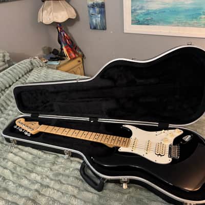 Fender American Standard Stratocaster HSS with Maple Fretboard 2008 - 2015 Black image 1