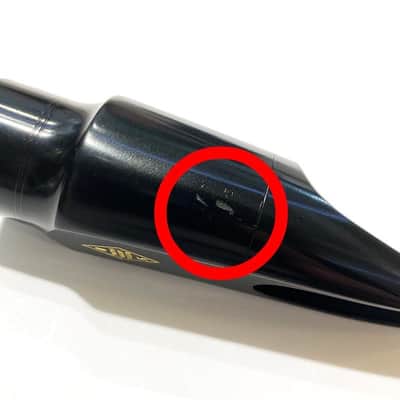 MEYER [Slightly Damaged - Special Price!!] [Opening: 5MM] Meyer Alto Saxophone Mouthpiece, Rubber, NEW YORK Model [Year-End Clearance Sale] image 2