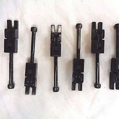 Tremolo Bridge Saddles Black image 1