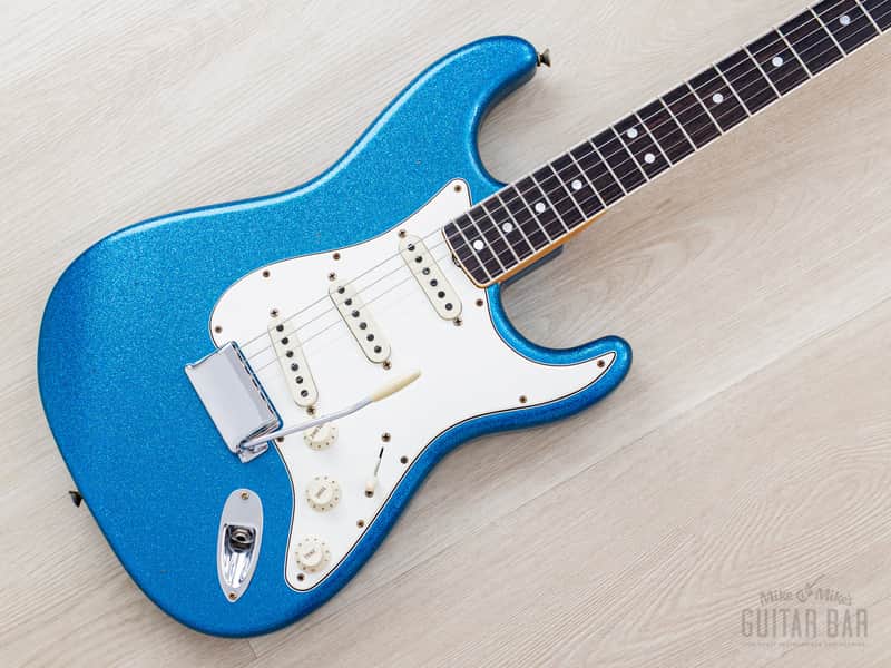 2022 Fender Custom Shop Limited Edition ‘65 Stratocaster Journeyman Relic Aged Blue Sparkle, Mint w/ Case, COA, Tags image 1