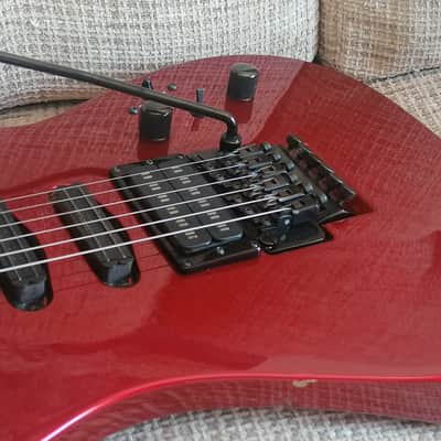 Kramer Proaxe deluxe 1989 Candy apply red image 5
