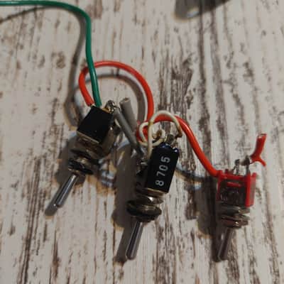 BC Rich 1980s STIII Electronics WIring Harness 3 On/Off Switches Coil Tap image 2