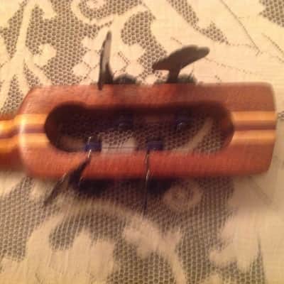 Wishbass Fretless Handmade 2010 Natural Cherry Left Handed image 6