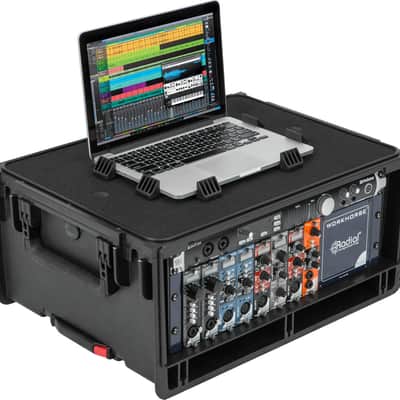 SKB 1SKB-ISF42U iSeries 42U 16.75" Deep Studio Flyer TSA Molded Rolling Audio Rack Case image 5