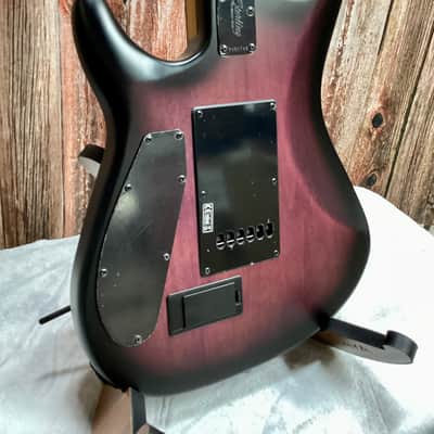 Sterling by Music Man Jason Richardson Cutlass Cosmic Purple Burst Satin w/gig bag image 8