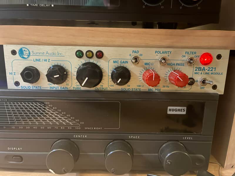 Summit Audio 2BA-221 Mic and Line Module 2010s - Silver image 1