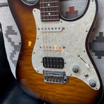 Tom Anderson Drop Top Classic 2017 - Tobacco burst with binding image 5