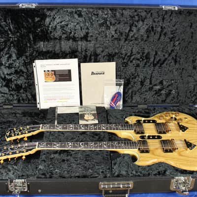 2006 Ibanez Japan 2670 Artwood Twin Neck Double-Neck Electric Guitar #11/45 image 2