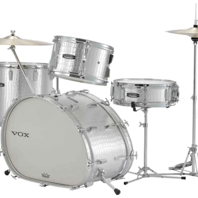Vox Telstar 4-Piece Drum Kit (Silver Croco) 2000s - Silver Croco image 5