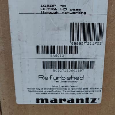 Marantz SR6013 AV Receiver - 9.2 Channel 4K Ultra HD 2018 - Refurbished - Original Box image 5