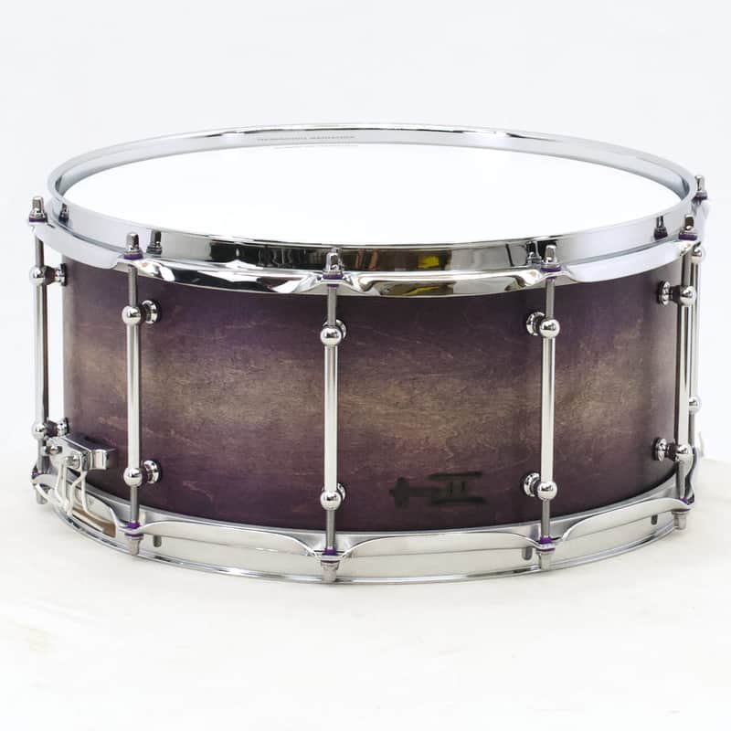 TreeHouse Custom Drums 6½x14 8-ply Maple Snare Drum - "Violet Night Snare" image 1