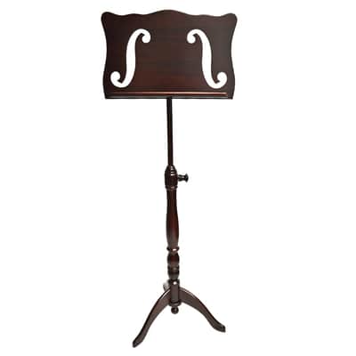 Frederick Adjustable Music Stand – Cherry Mahogany F-Hole image 2