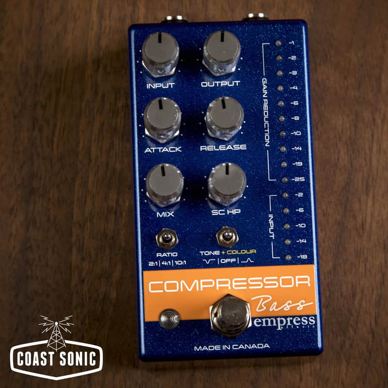 Empress Effects Bass Compressor *Blue Sparkle* image 1