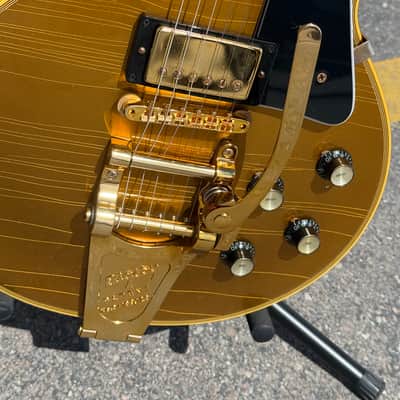 Gibson Custom Shop 1968 Les Paul Custom Double Gold Bigsby Murphy Ultra Light Aged New Unplayed Auth Dlr 10lb 8oz #968 image 8
