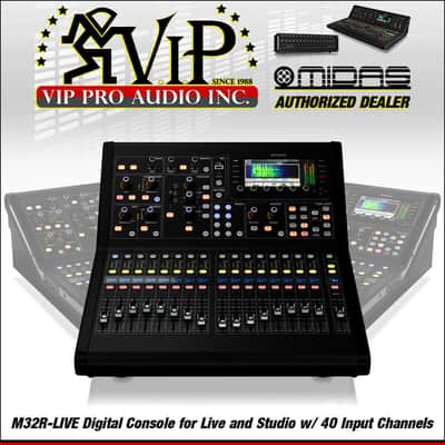 Midas M32R-LIVE Studio Digital Console Studio w/ 40 Input Ch. 16 Preamps. image 3