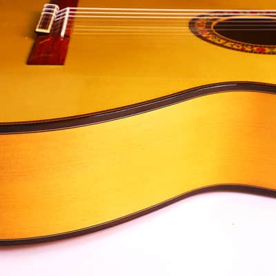 Alhambra Vilaplana 2021 Flamenco Guitar – Authentic Spanish Handmade Instrument Delivering Exceptional Playability and Lyrical Flamenco Sound - check video! image 16