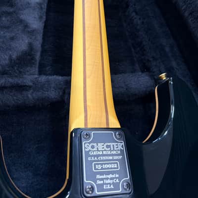2015 Schecter USA Custom Shop Sunset Classic II 7 Caribbean Burst 7-String image 7