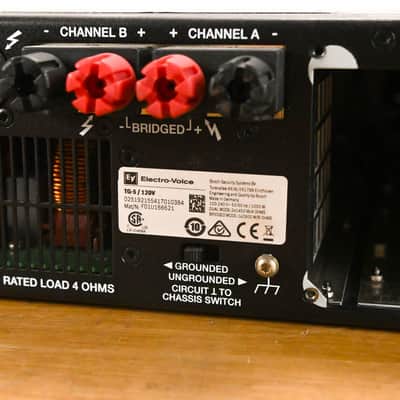Electro-Voice (EV) TG-5 120V 2-Channel Tour Grade Power Amplifier CG01YCF image 10