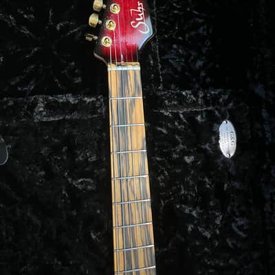 Suhr Modern Carve top Pale Moon/Black Limba *Rare- custom color image 4