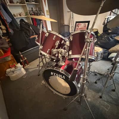 Tama Imperialstar 1970s-80s - Dark Cherry Red image 11