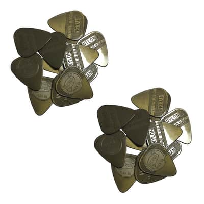 Herco Guitar Picks  24 Pack  Gold Flex 50  Light