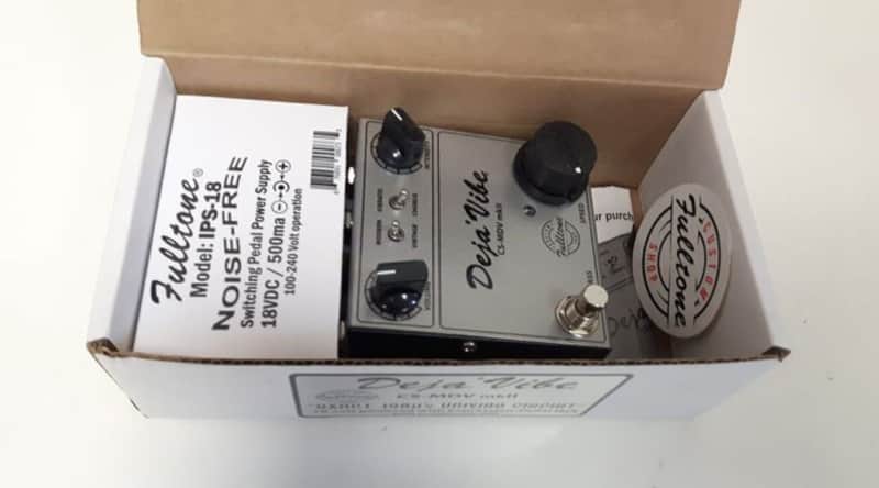 Fulltone Custom Shop Deja Vibe CS-MDV MKII Pedal w/ Original box & paperwork image 1