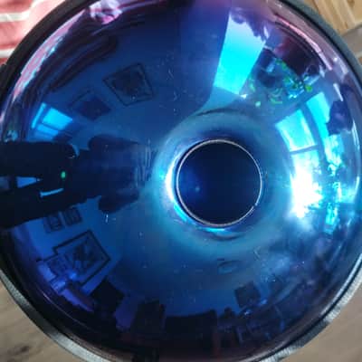 Handpan - D kurd Tuning 2024s - purple mistic reflection image 7