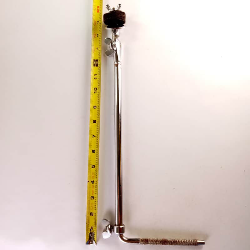 Ludwig Cymbal L-Arm #1371 Telescoping Pre-1967 Vintage Chrome 3/8" Super Classic image 1